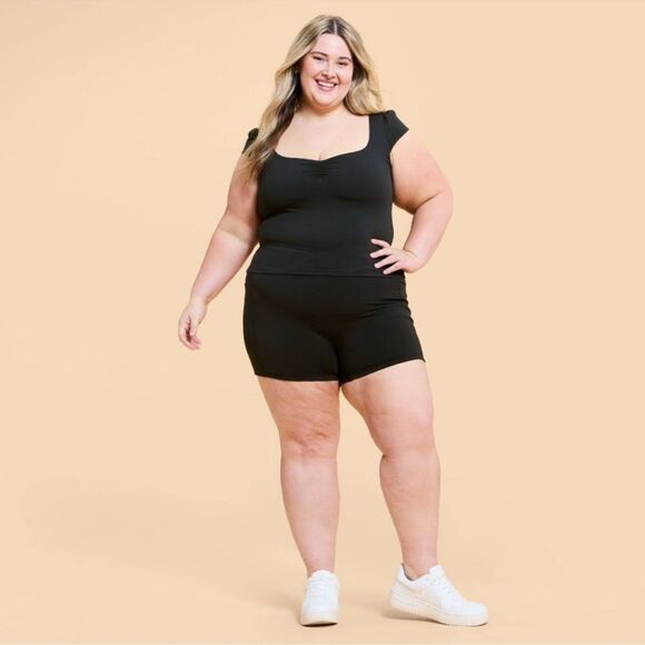 BLOGILATES Sweetheart Baby Tee 1X *NEW* - Picture 1 of 13